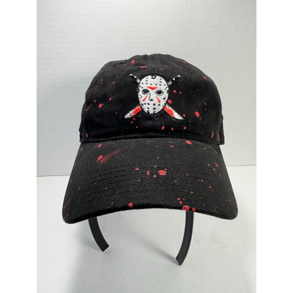 Friday the 13th‎ adjustable black hat